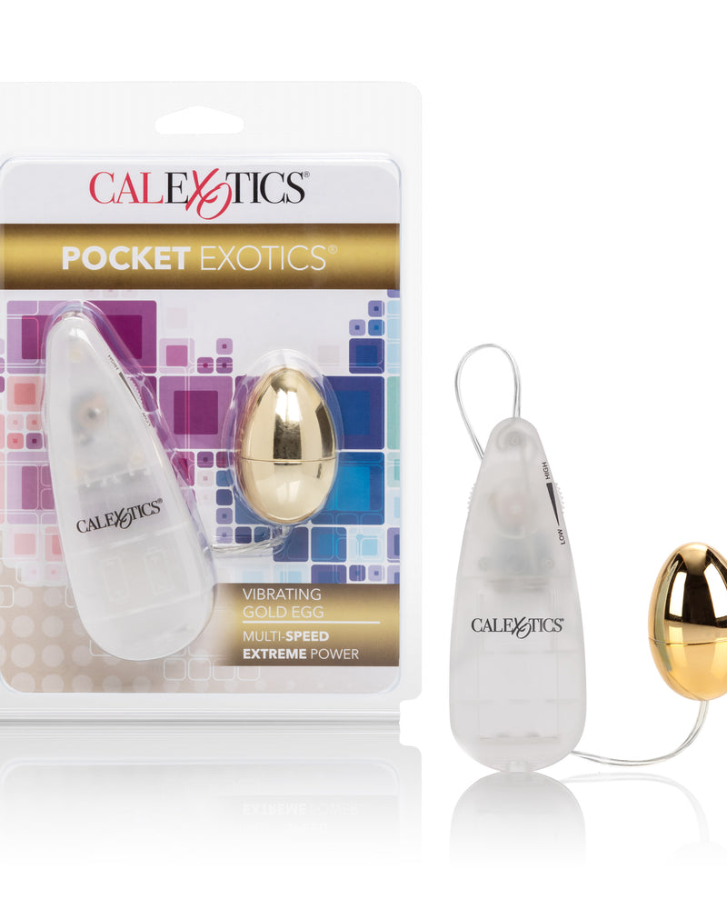 "Pocket Exotics Vibrating Egg - Gold SE1103072"