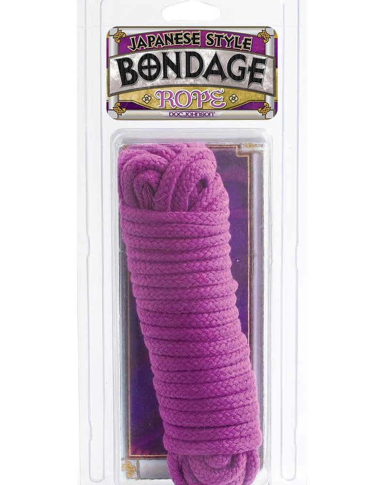 Cuerda de bondage de algodón morado