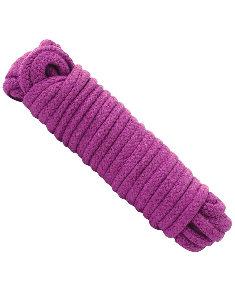 Cuerda de bondage de algodón morado