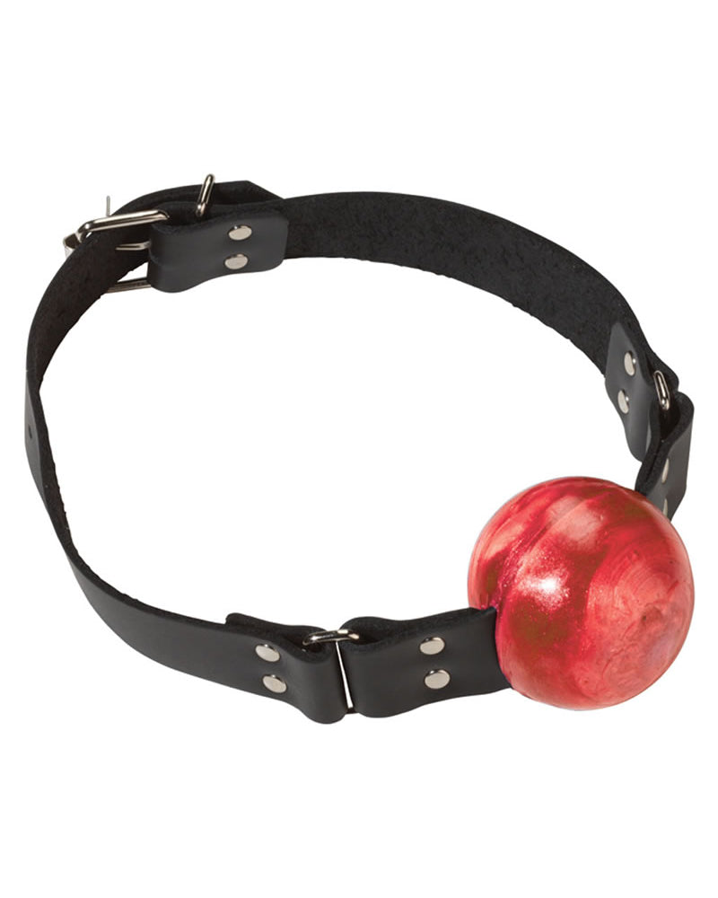 Large Red Ball Gag - Buckle