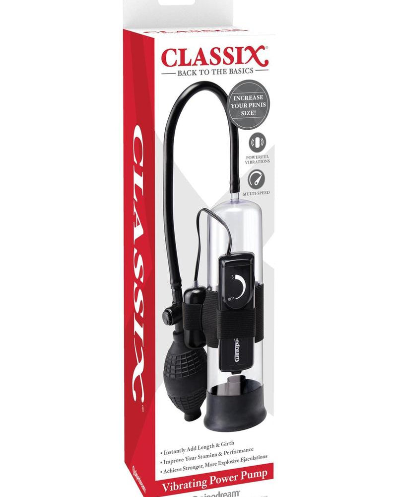 Classix Vibrating Power Pump Black