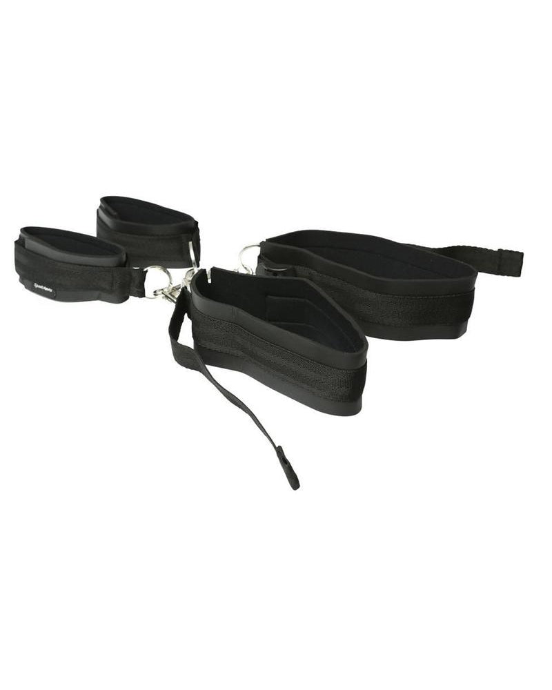 Thigh and Wrist Cuff Set - Black