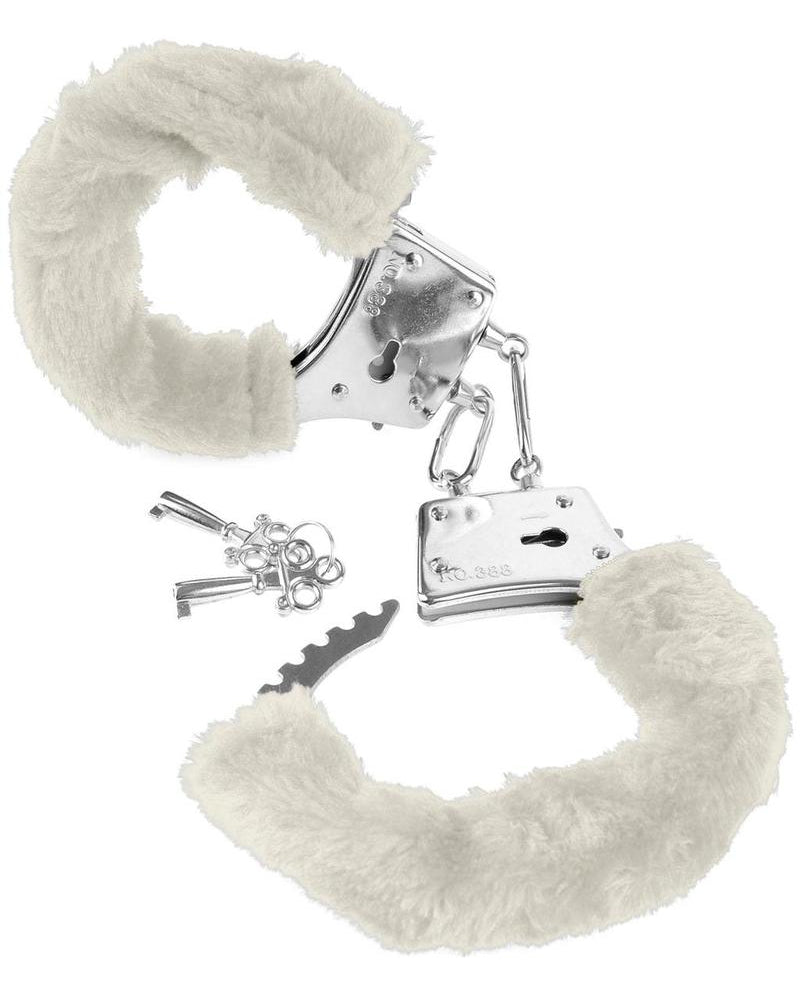 Fetish Fantasy Series Beginners Furry Cuffs White