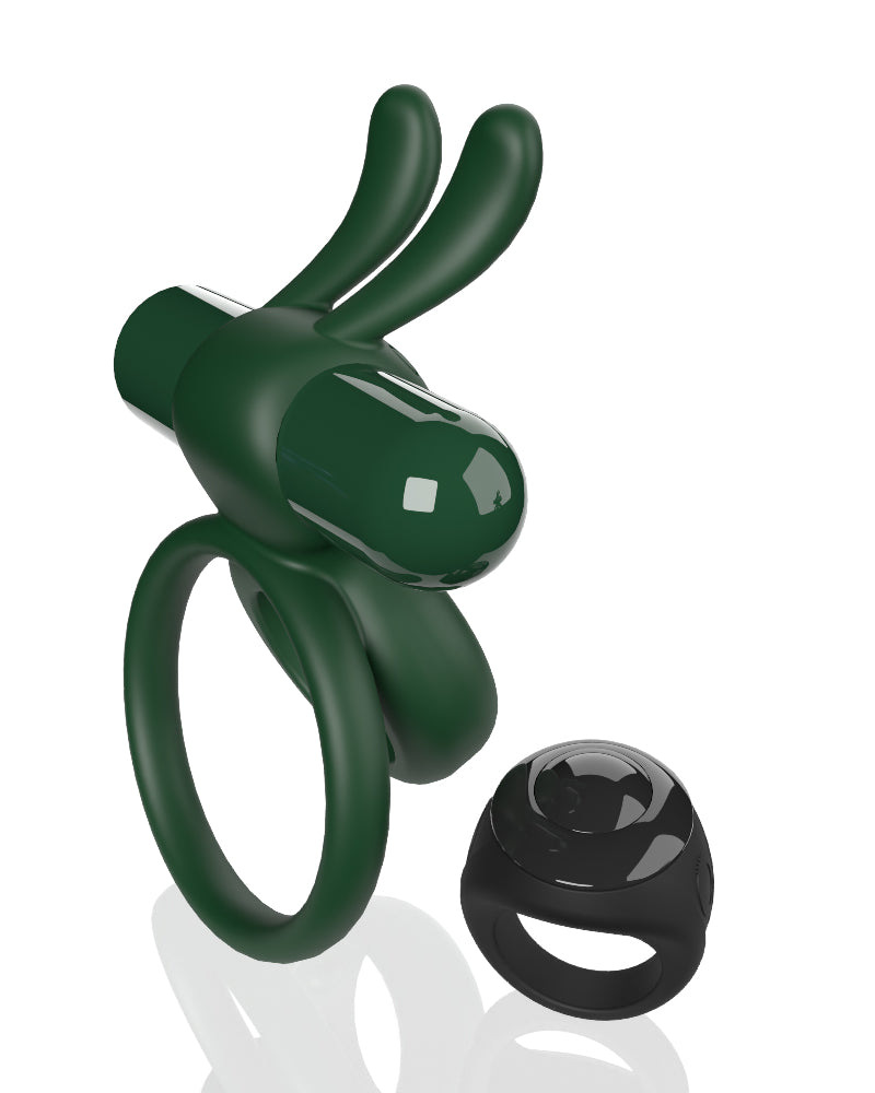 "Screaming O Remote Controlled Ohare Vibrating Ring - Green SO-ARCHAR-GN"