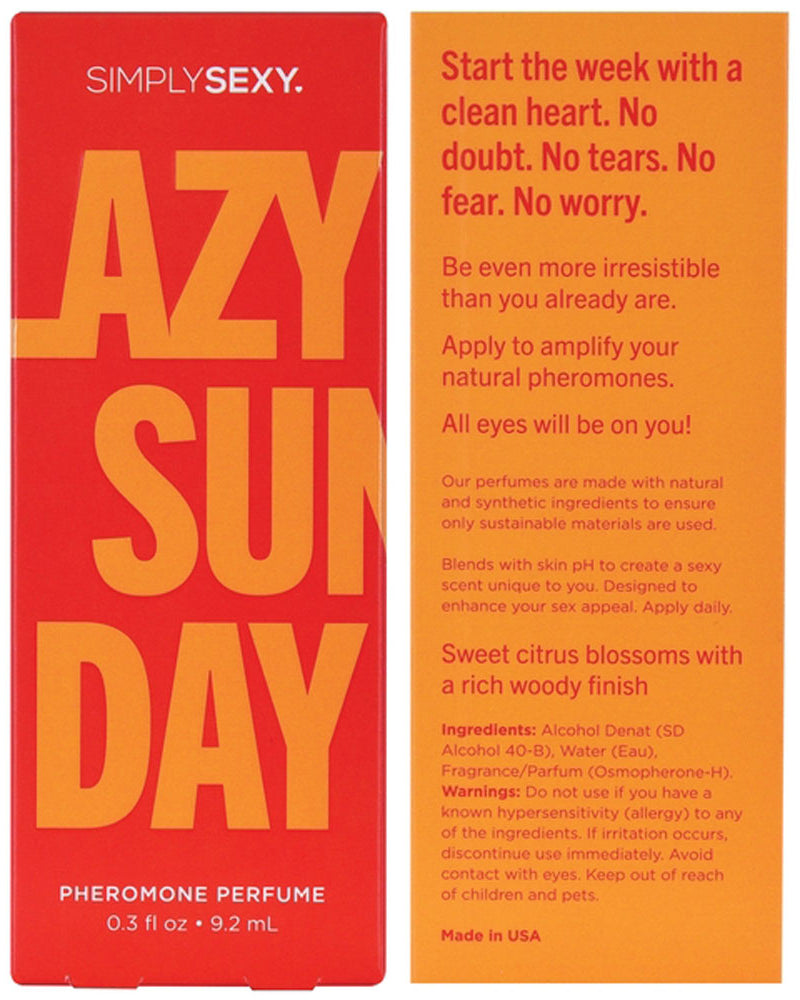 "Simply Sexy Pheromone Perfume Lazy Sunday 0.3 Oz SSY2504-00"
