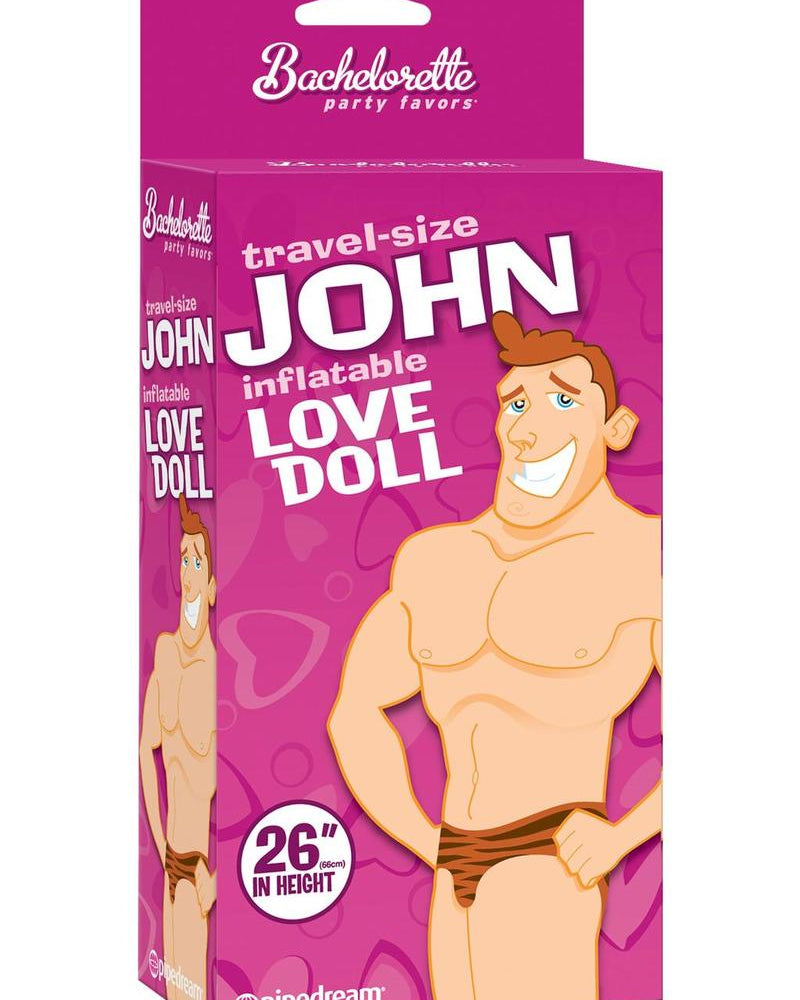 Muñeco inflable John de tamaño de viaje