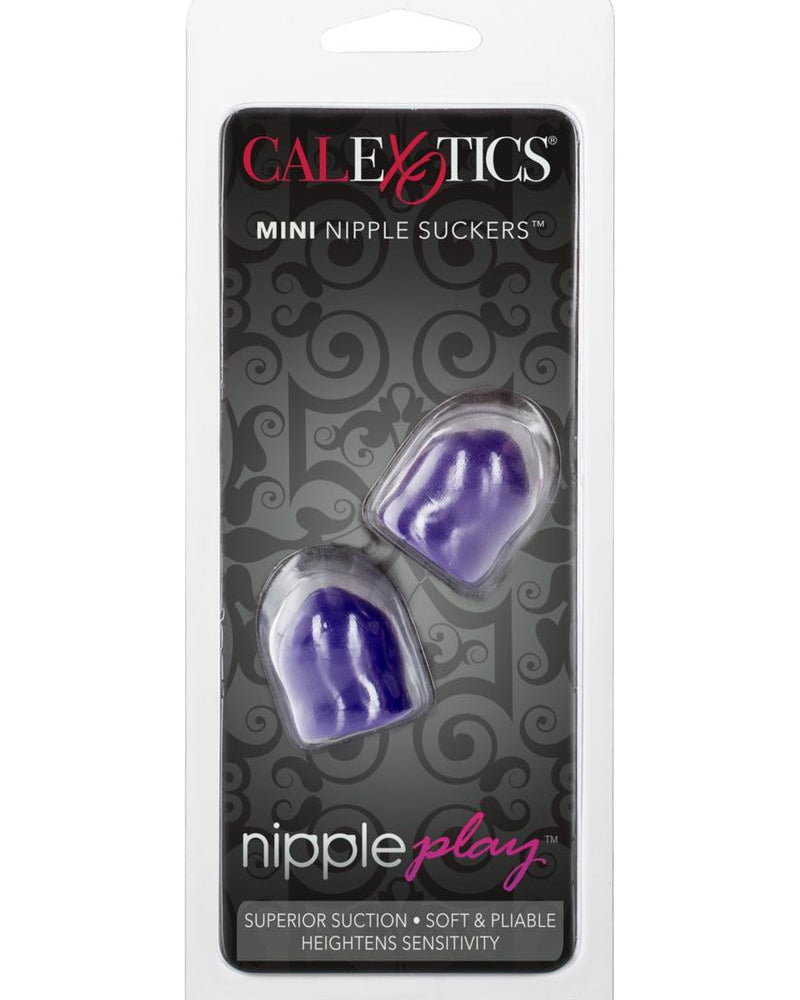 Mini succionadores de pezones morados