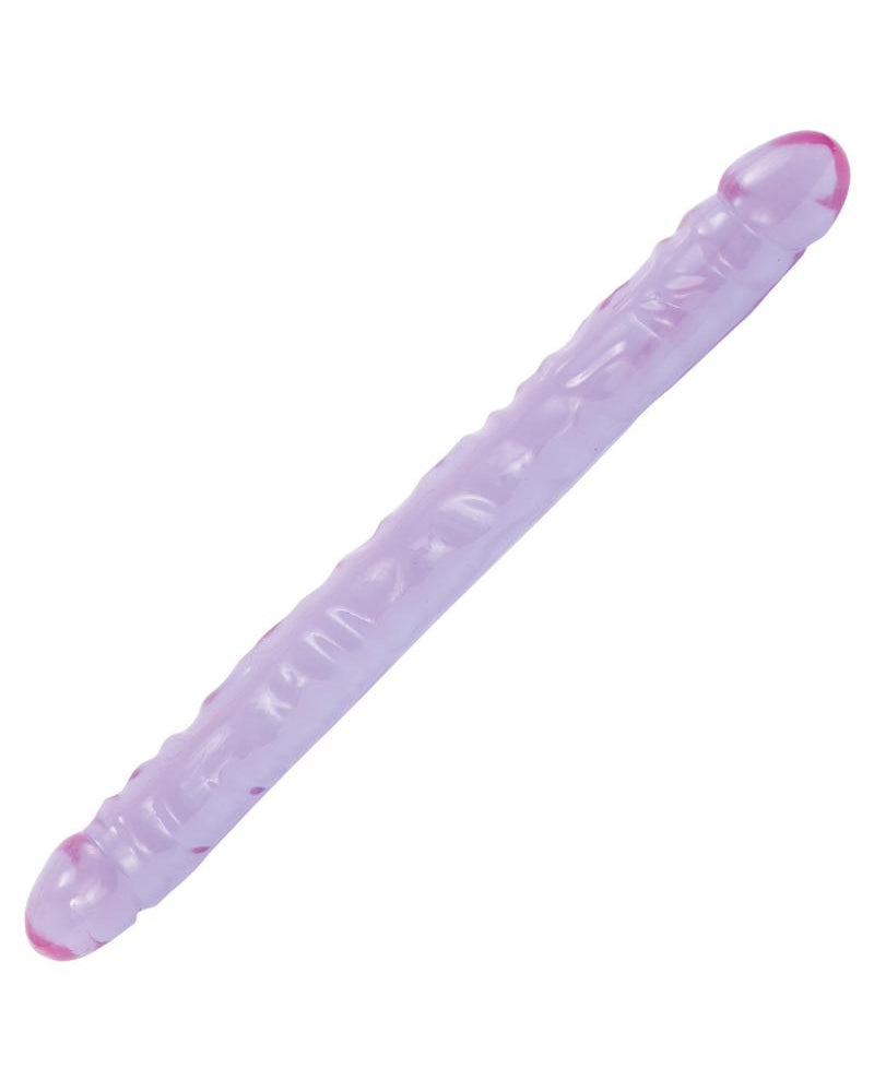 Crystal Jellie Double Dong - Purple