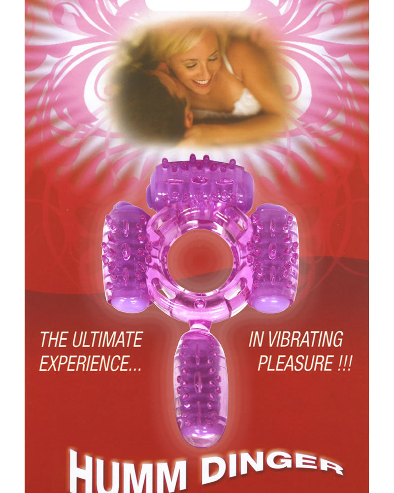 Humm Dinger Super Quad Vibrating Cock Ring