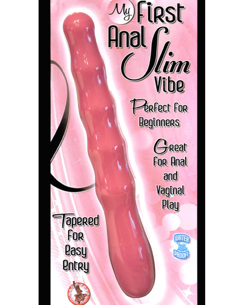 Mi primer vibrador anal Slim Vibe rosa