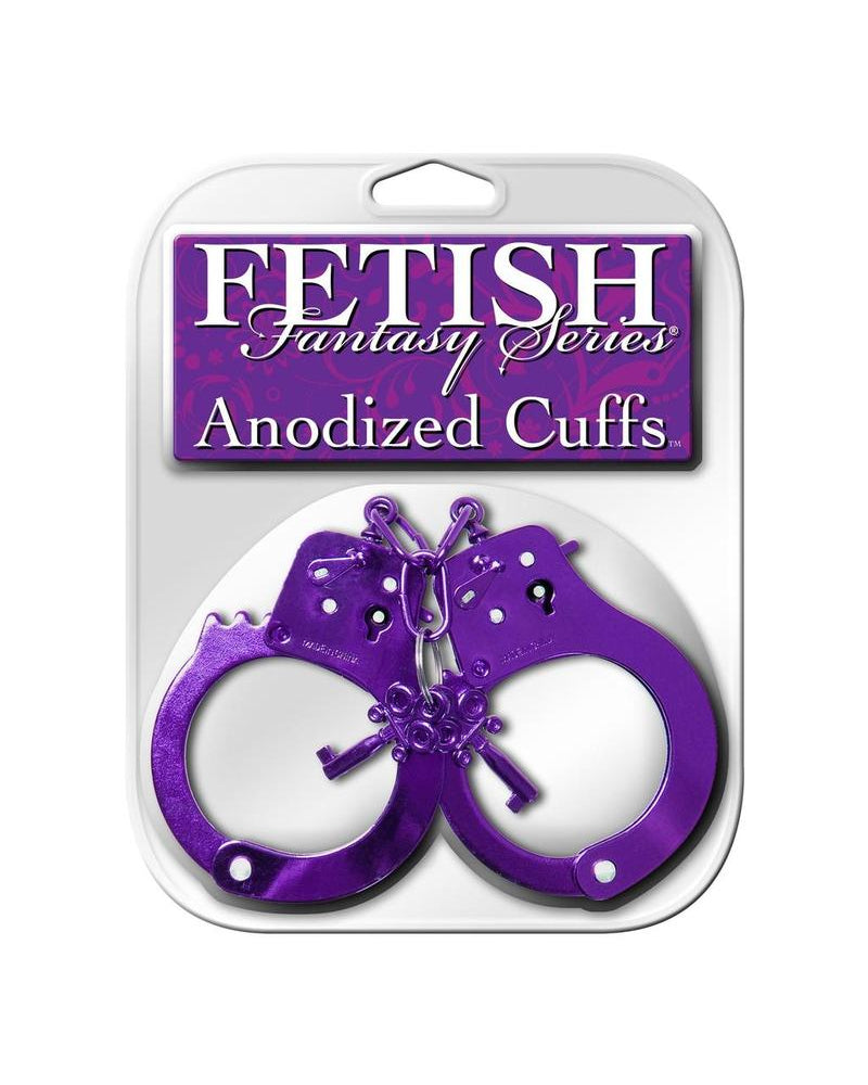Fetish Fantasy Anodized Cuffs Purple