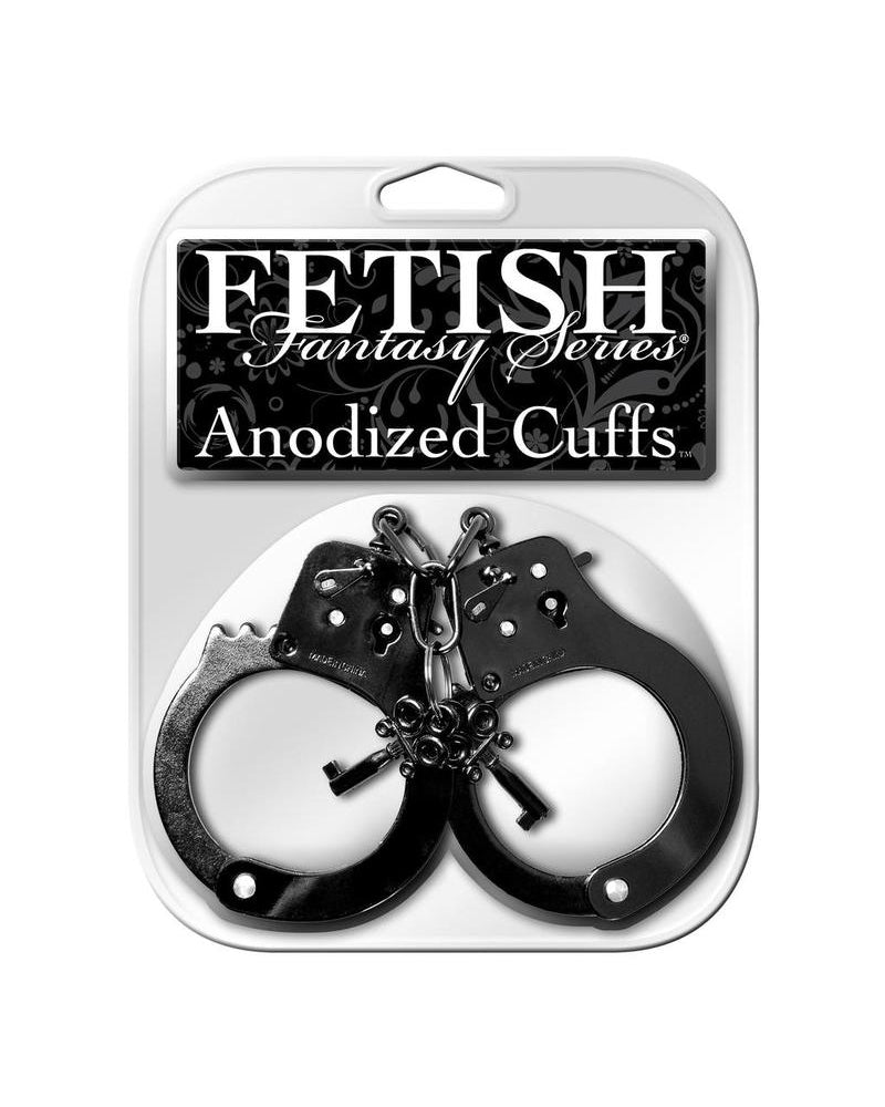 Fetish Fantasy Anodized Cuffs Black