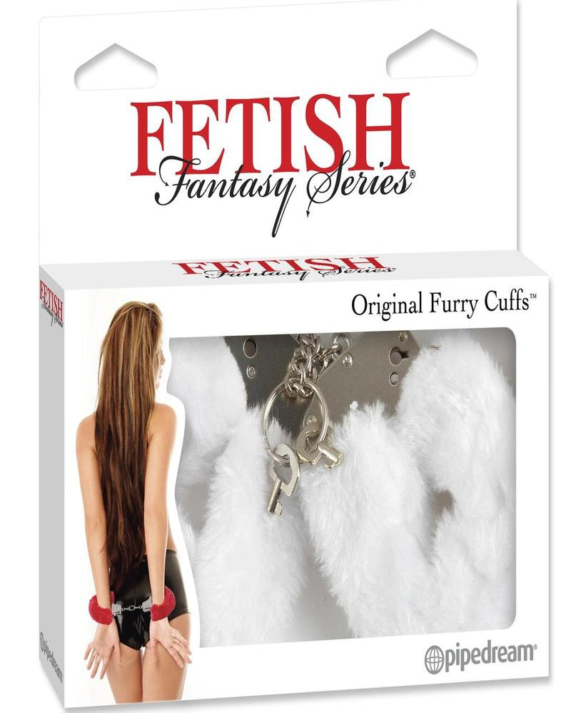 Fetish Fantasy Furry Cuffs White