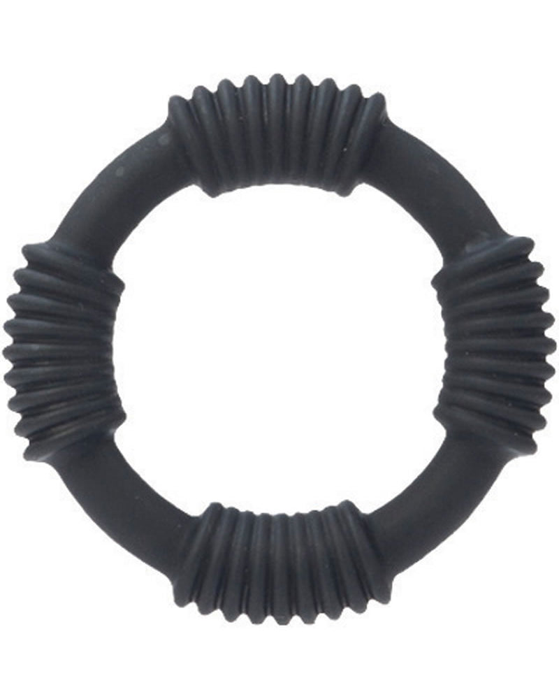 Anillos de silicona Adonis - Hercules - Negro