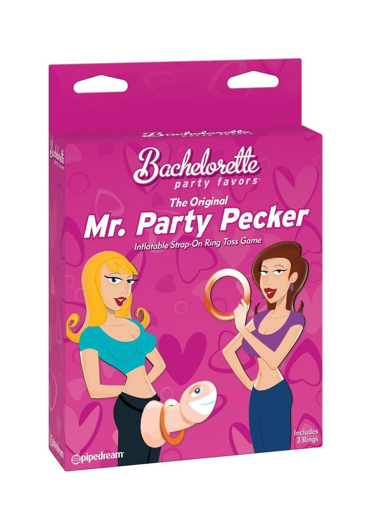 Bachelorette Party Favors Mr Party Pecker Inflatable Strap On Ring Toss Game