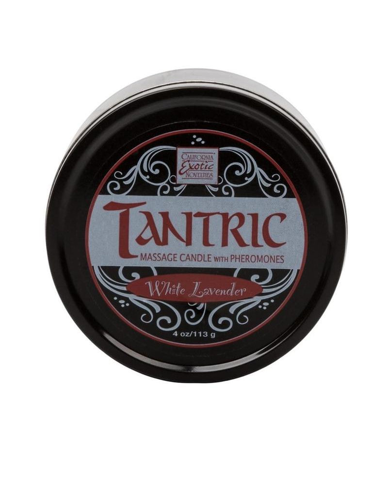 Vela de masaje tántrico de lavanda blanca