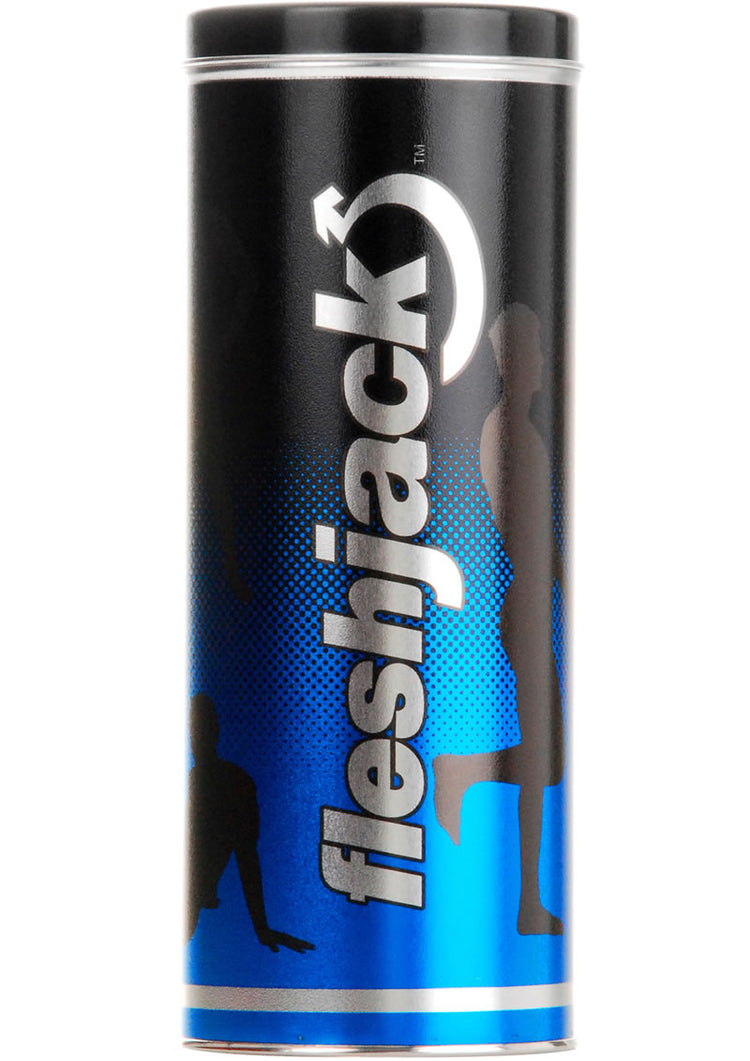 Masturbador anal con base de cristal de hielo transparente de Fleshjack Toys