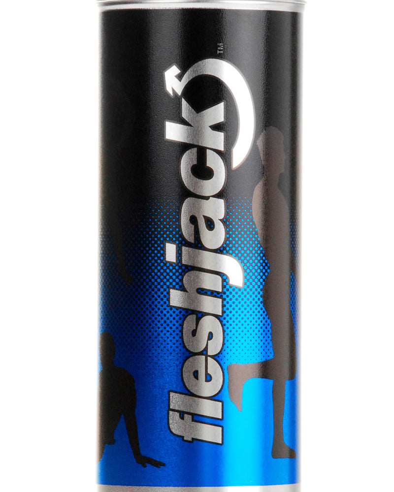 Masturbador anal con base de cristal de hielo transparente de Fleshjack Toys