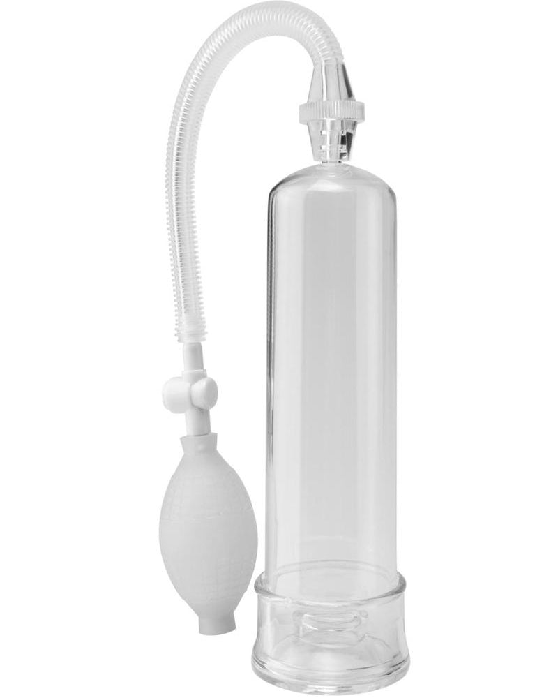 Pump Worx Beginners Power Pump With Cockring Clear