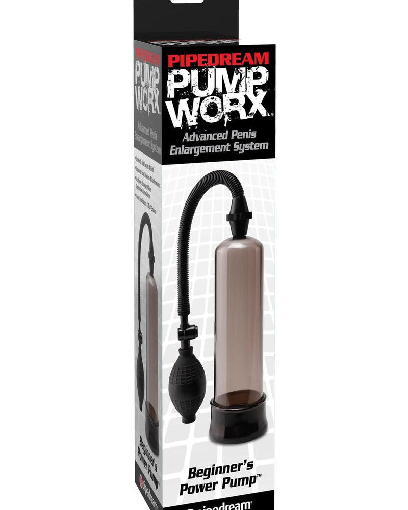 Pump Worx Beginners Power Pump With Cockring Smoke