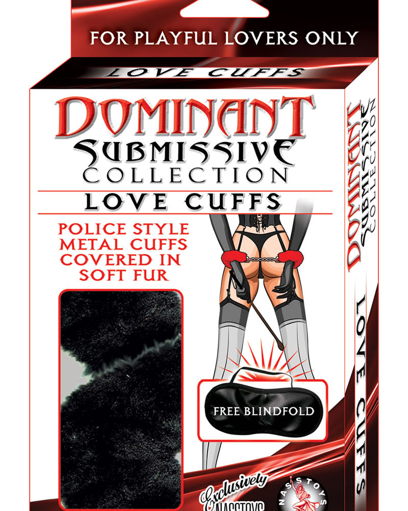 Dominant Submissive Love Cuffs Black