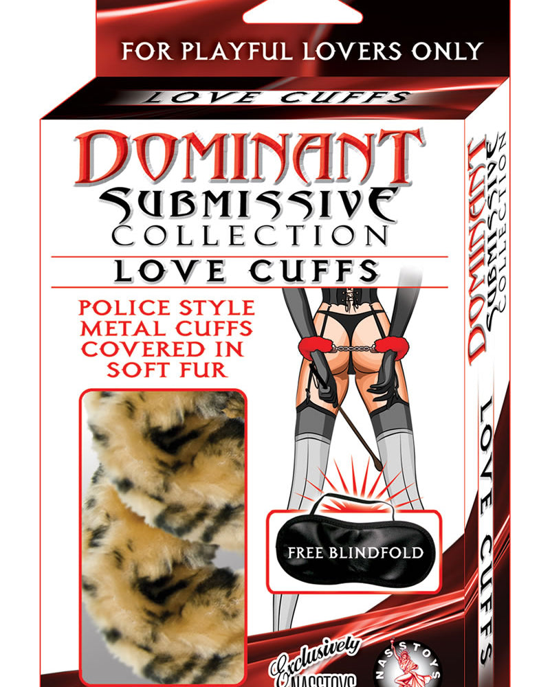 Dominant Submissive Love Cuffs Leopard