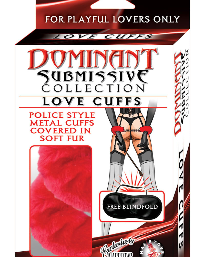 Dominant Submissive Love Cuffs Red