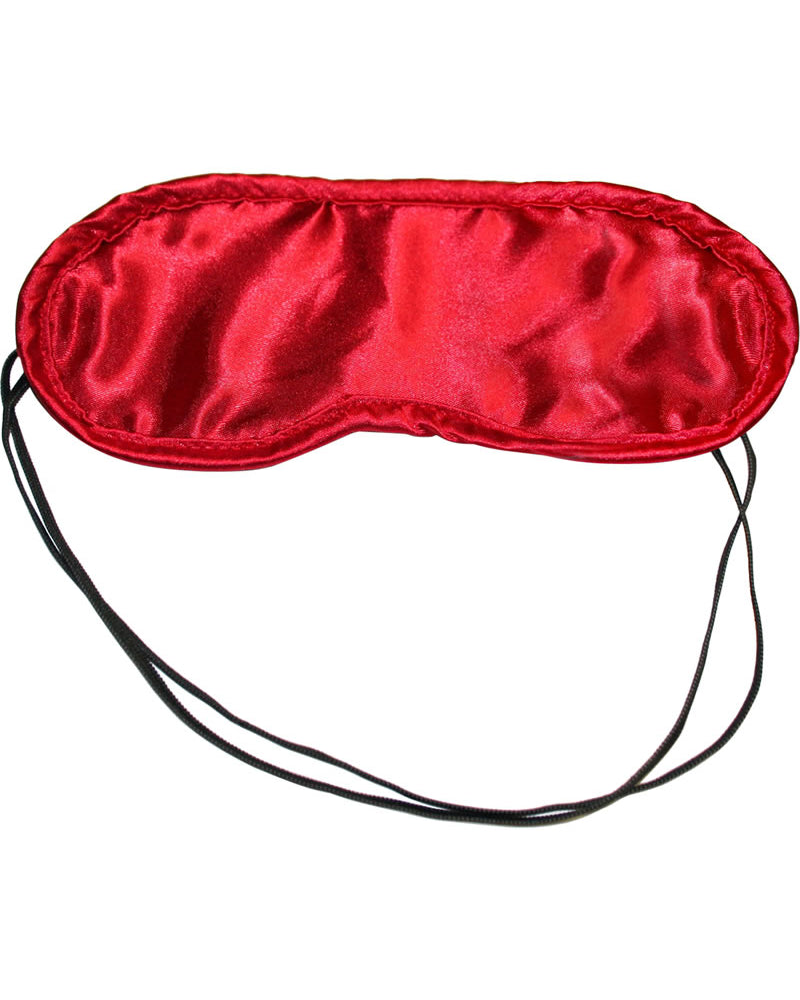 Venda de satén para travesuras sexuales - roja