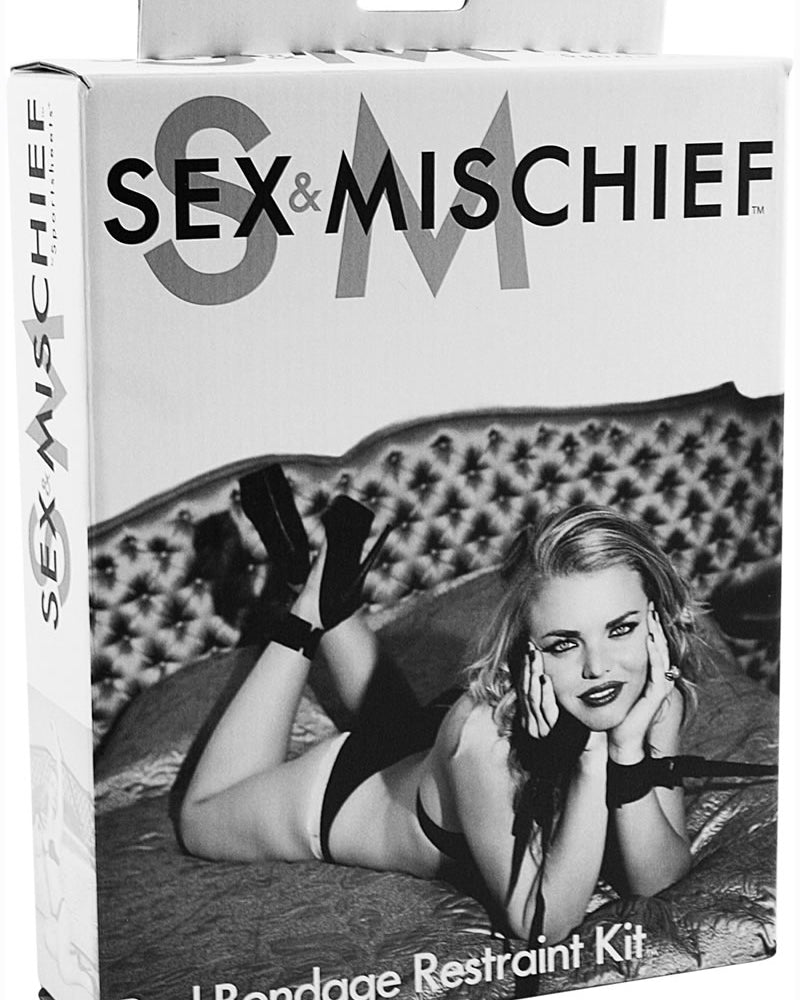 Kit de ataduras para cama con travesuras sexuales