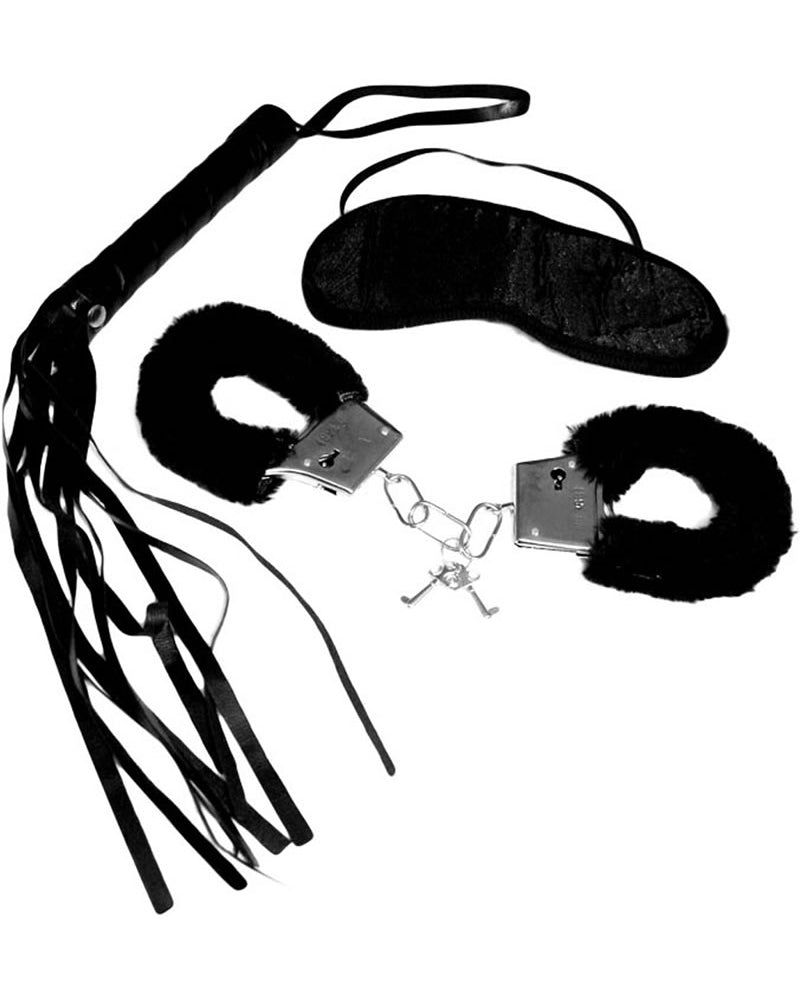 Kit de introducción al sexo y las travesuras en color negro