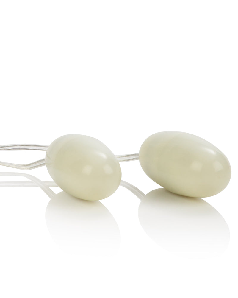 Glow-in-the-Dark Pocket Exotics Vibrating Glowing Double Bullets