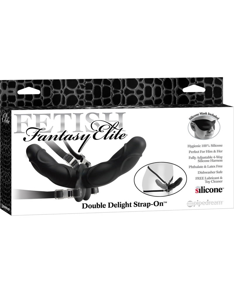 Fetish Fantasy Elite Double Delight Strap On Black
