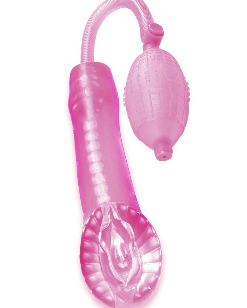 Pipedream Extreme Super Cyber Snatch Pump Pink