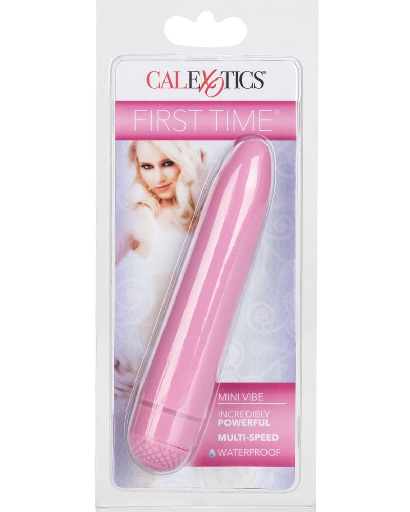 Mini vibrador impermeable de 4,5 pulgadas de color rosa