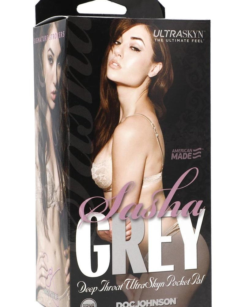 Masturbador de bolsillo con garganta profunda UR3 de Sasha Grey color carne