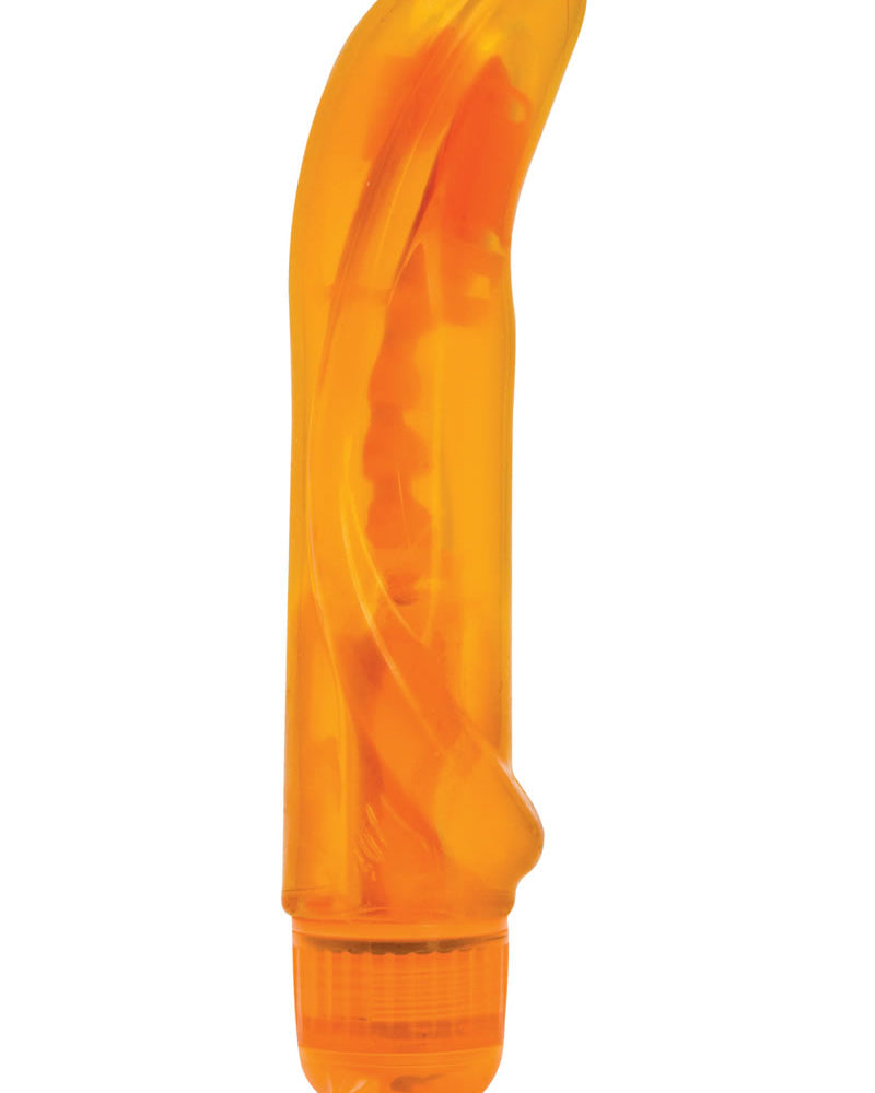 Climax Gems Vibrador eléctrico Citrine Dream resistente al agua, color naranja, 5,3 pulgadas