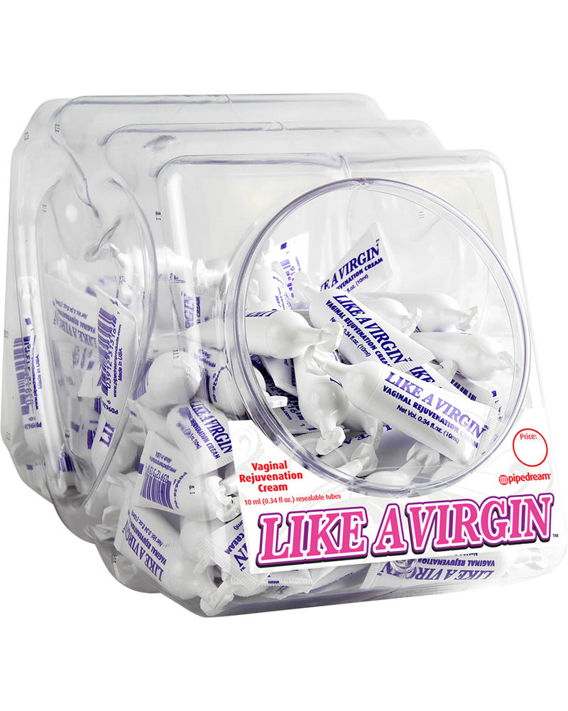 Crema de rejuvenecimiento vaginal Like A Virgin, 0,34 onzas, 100 unidades por recipiente