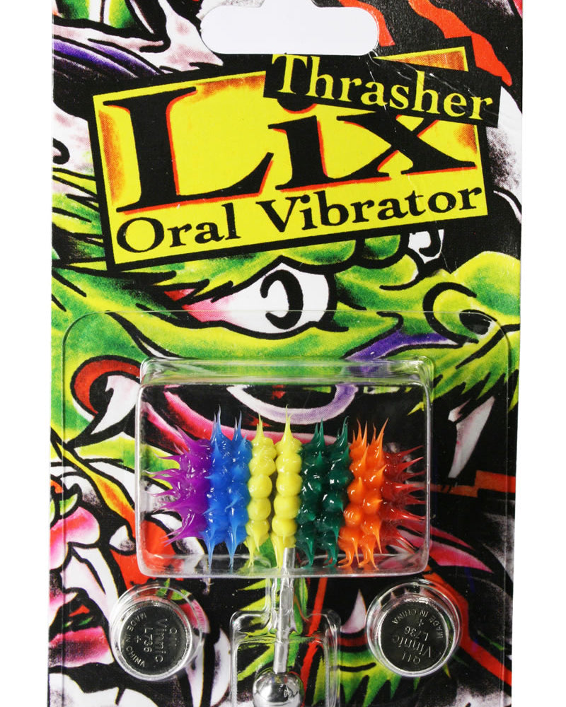 Lix Oral Vibrator Rainbow Anodized