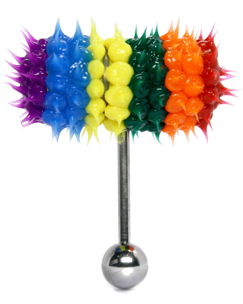 Lix Oral Vibrator Rainbow Anodized