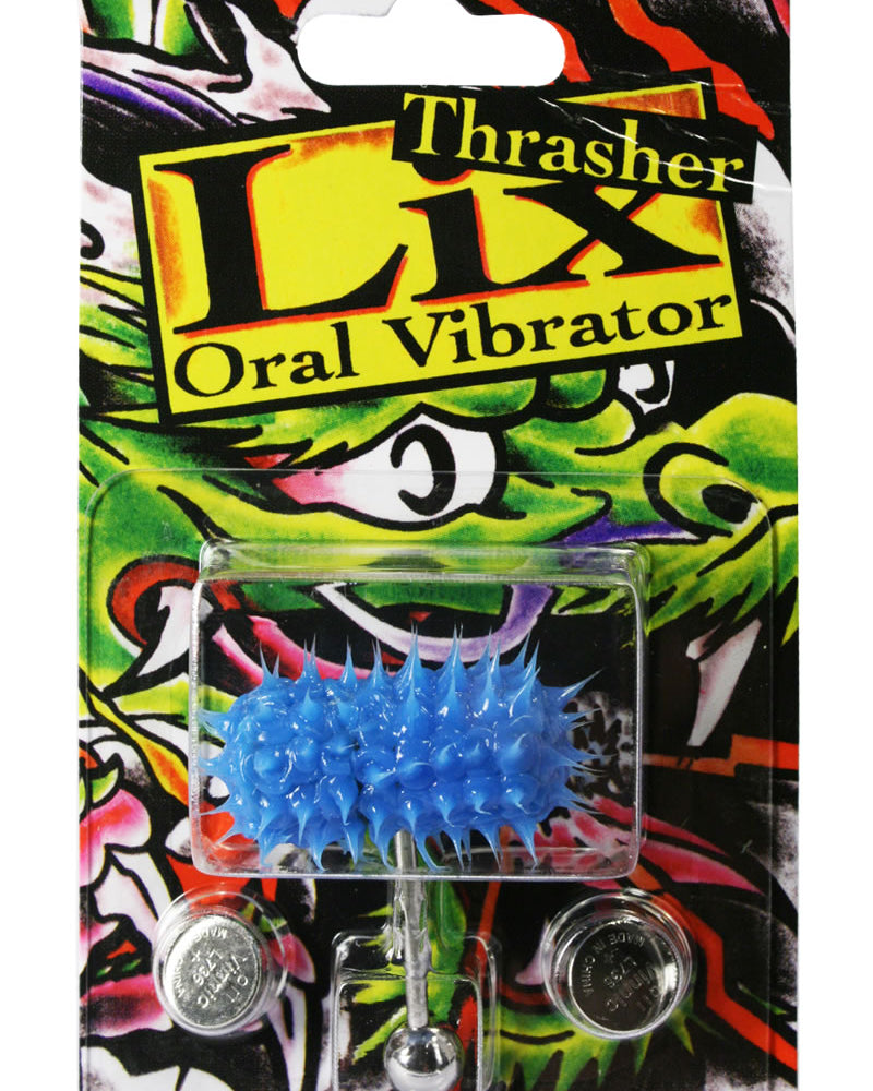 Lix Thrasher Oral Vibrator Glow In The Dark Blue