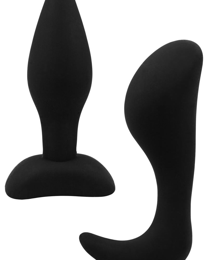Dominant Submissive Silicone Butt Plug Waterproof Black
