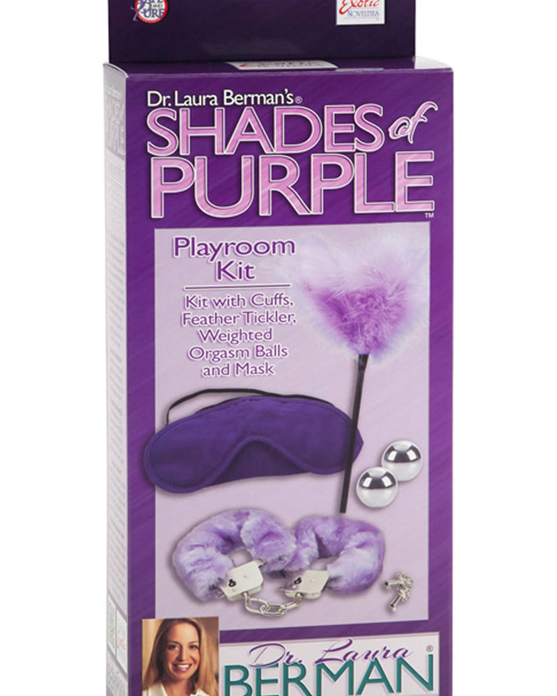 Kit de sala de juegos en tonos morados de la Dra. Laura Berman