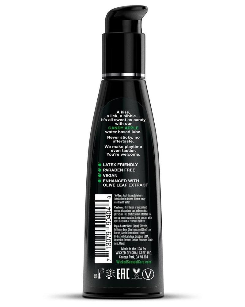 Wicked Aqua Candy Apple Water Based Lubricant 4 Ounce