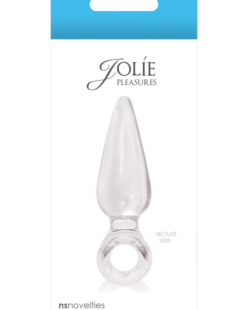 Jolie Pleasures Jellie Mini Buttplug Clear 2.25 Inch
