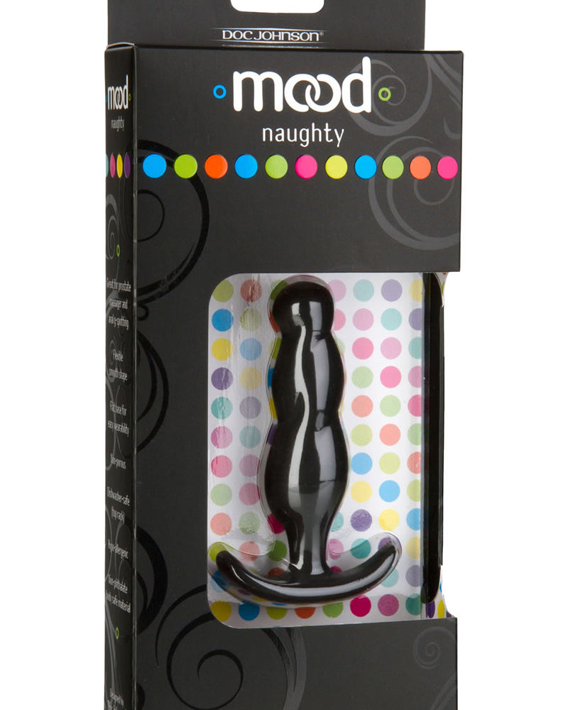 Mood Naughty 3 Anal Plug Silicone Black 3 Inch