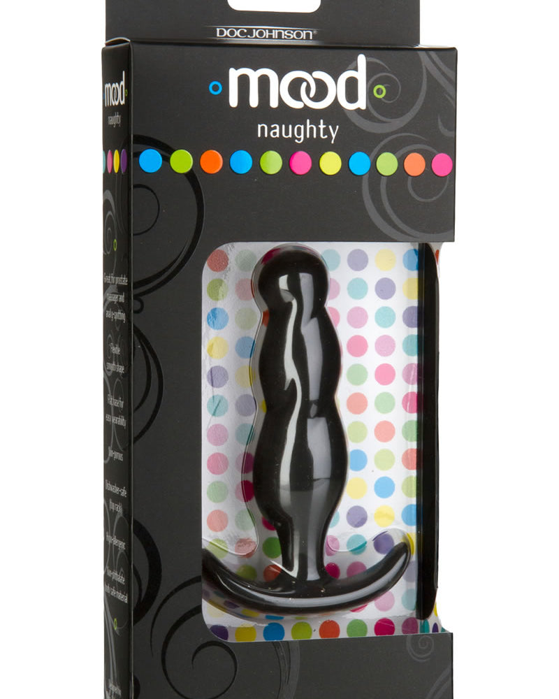 Mood Naughty 3 Anal Plug Silicone Black 3.5 Inch