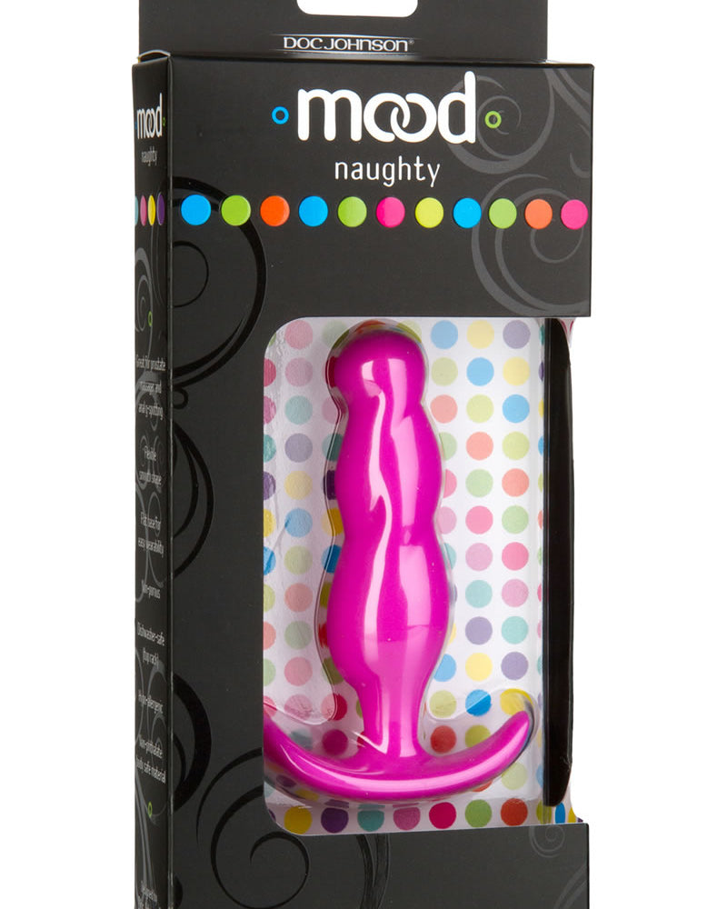 Mood Naughty 3 Anal Plug Silicone Pink 3.5 Inch