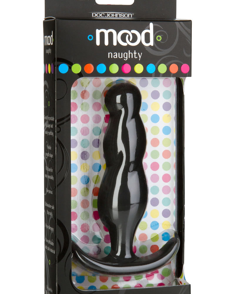 Mood Naughty 3 Anal Plug Silicone Black 4.5 Inch