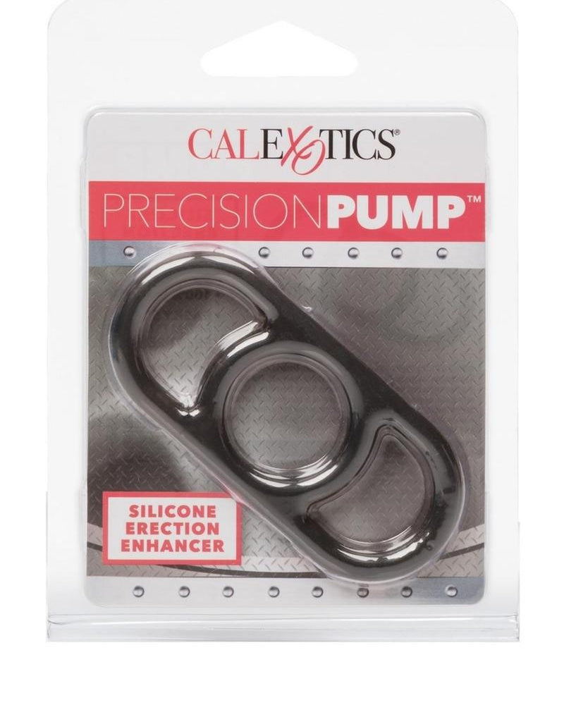 Anillo de silicona para el pene con potenciador de la erección Precision Pump, color humo