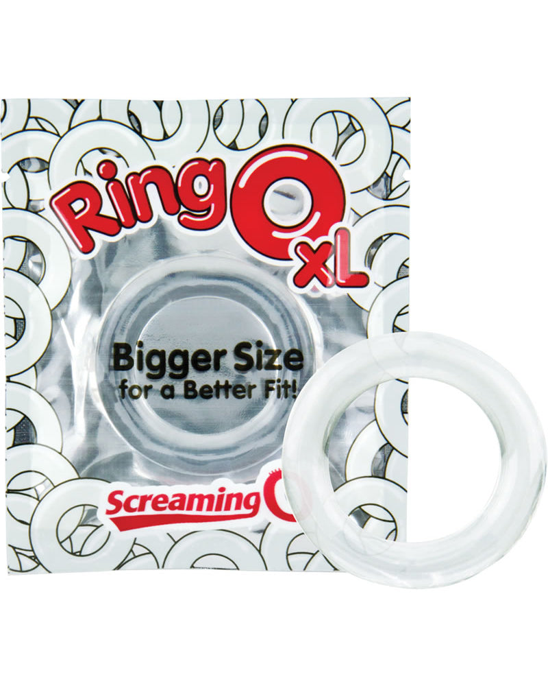 Ring O XL Cockrings Clear 18 Each Per Display